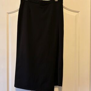 Betabrand Classic Black Pencil Skirt